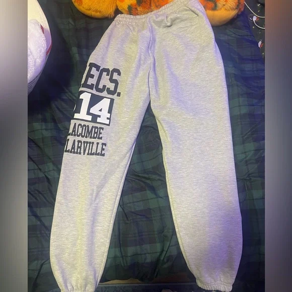 $B G59 Grey Sweatpants size M - Picture 2 of 2